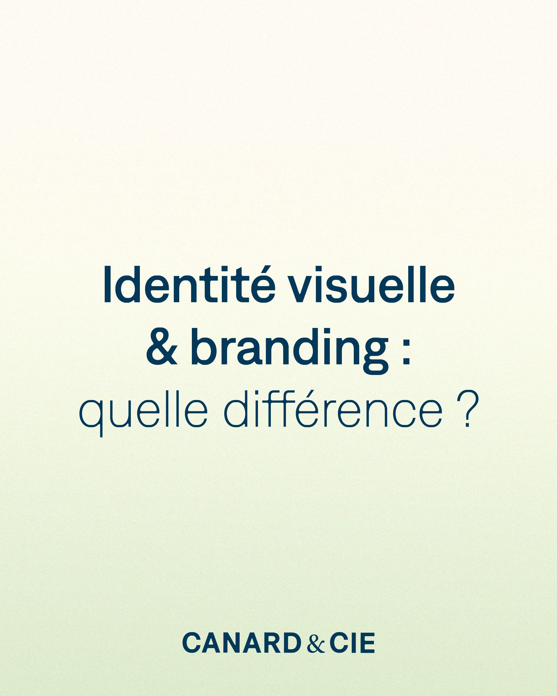 Identité visuelle ou branding
